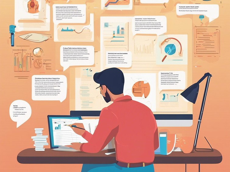 Research and ideation illustration