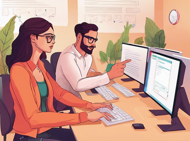 Prototyping and testing illustration